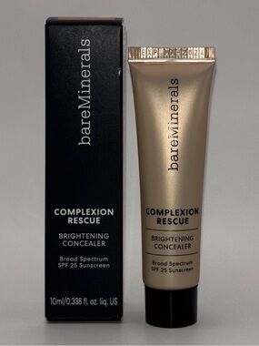 bareMinerals Complexion Rescue Brightening Concealer SPF 25 Medium Suede NIB